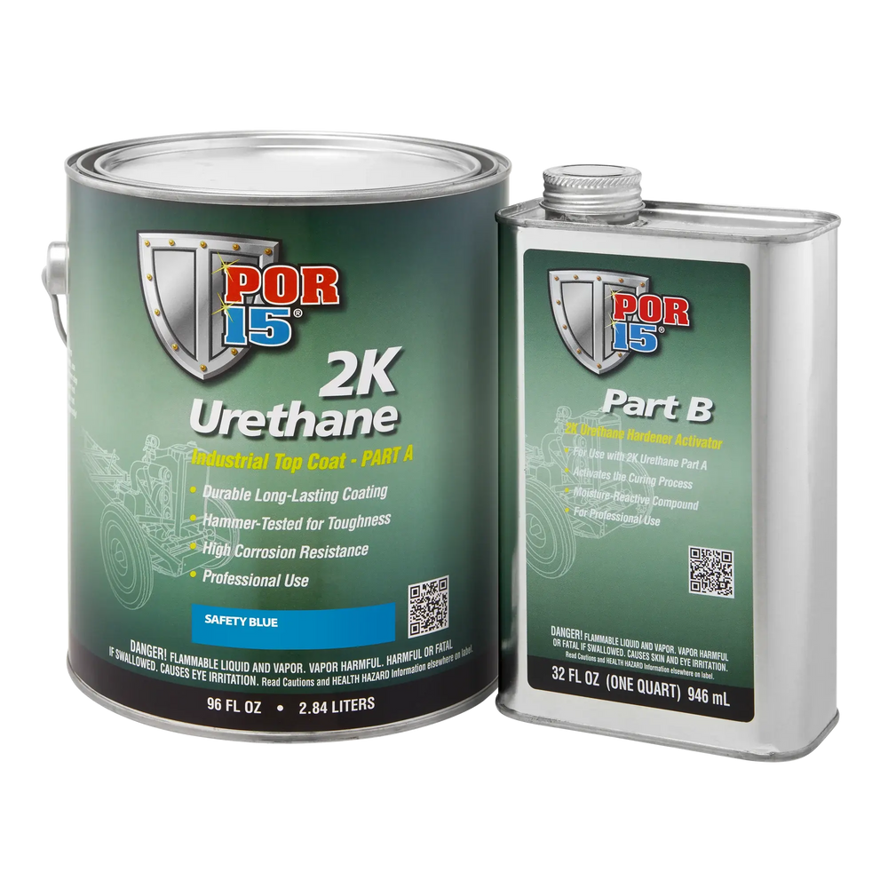 POR-15 2K Urethane - 2-Part Industrial Top Coat (GALLONS)